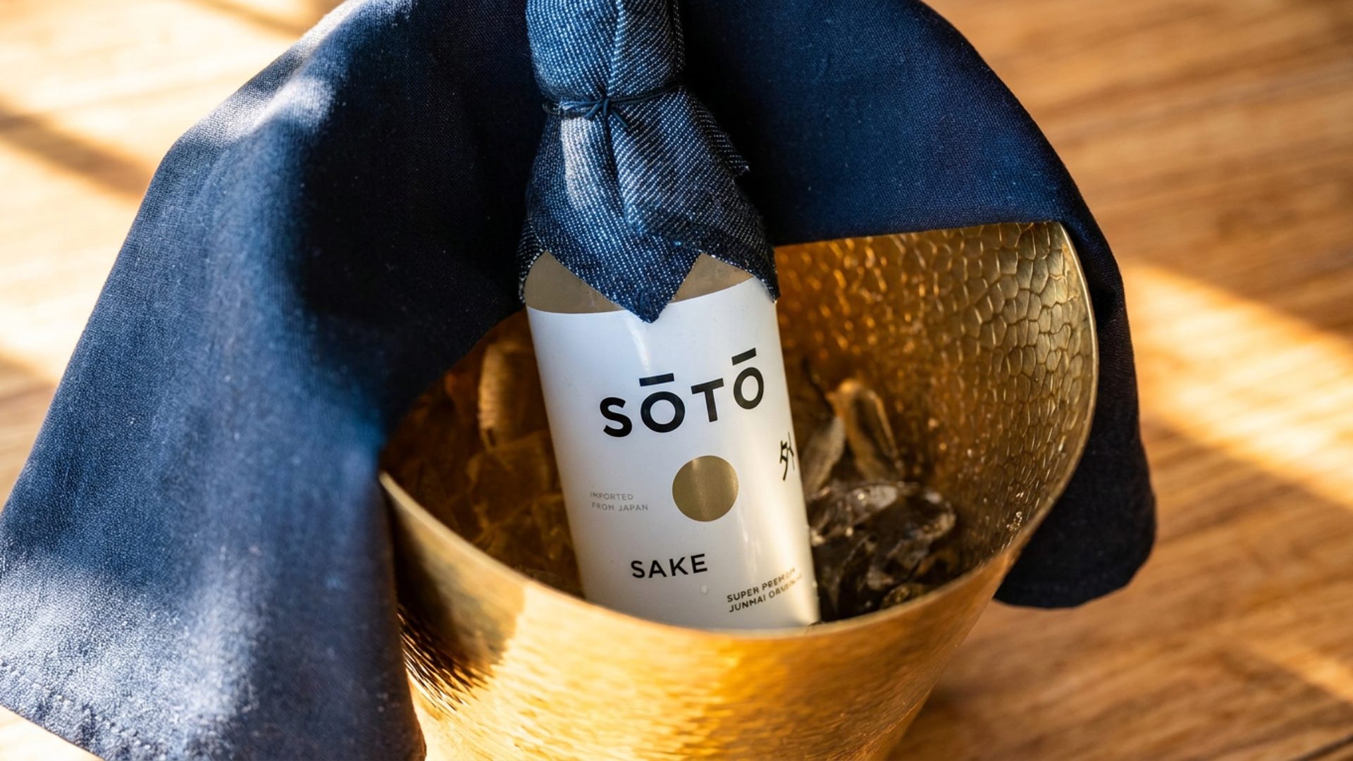 Sake, chilled and ready