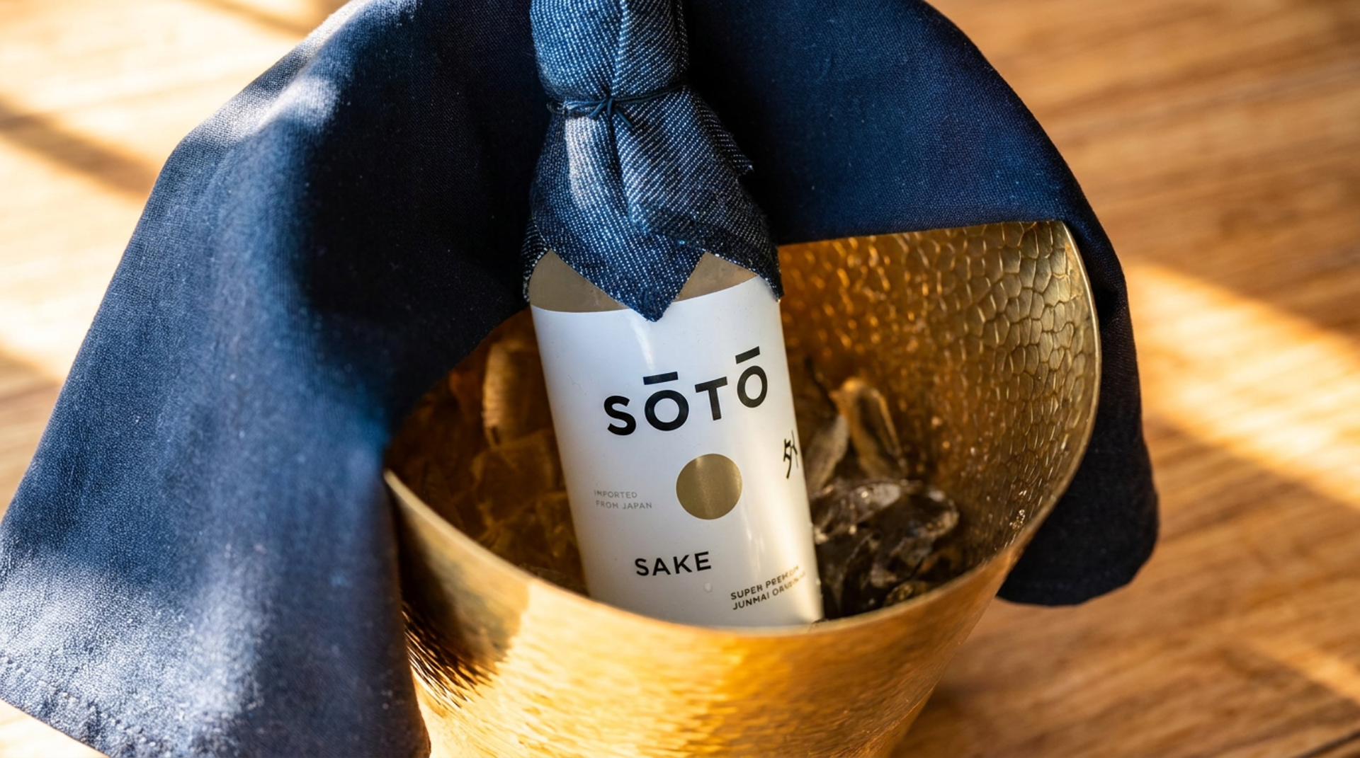 Sake, chilled and ready