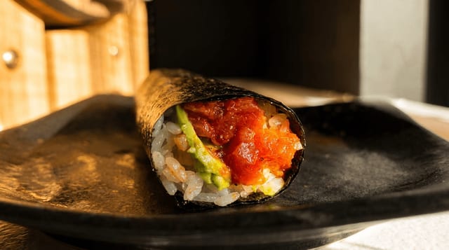 Spicy Tuna Handroll.