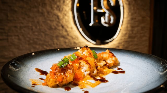 Baked Lobster Tempura.