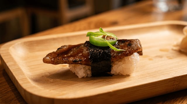 A5 Wagyu Nigiri.